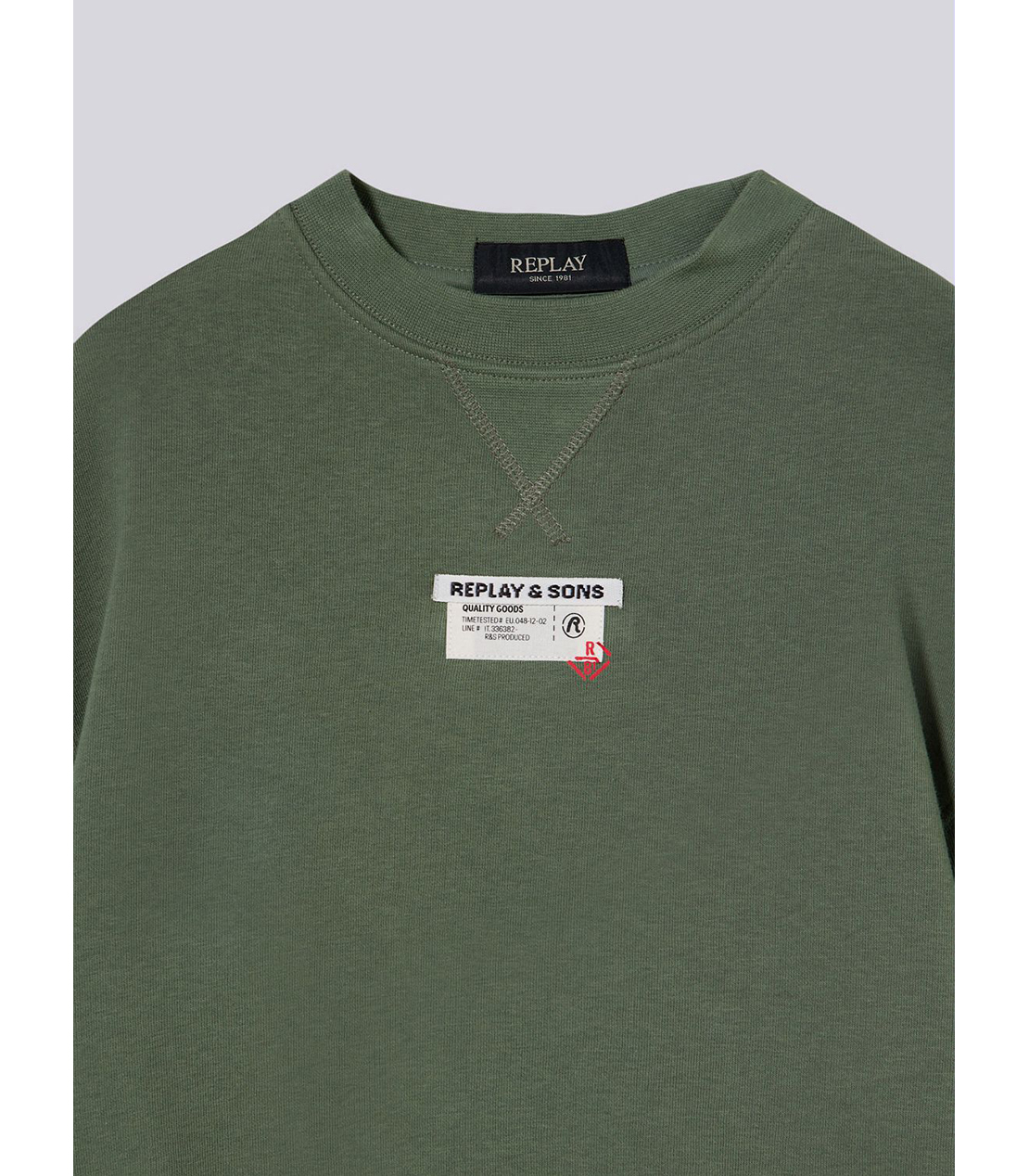 ボーイズ スウェットシャツ 詳細画像 オリーブ 3